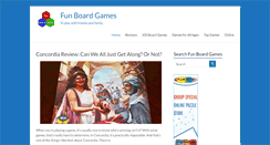 Desktop Screenshot of funboardgames.org