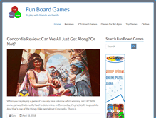 Tablet Screenshot of funboardgames.org